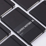 Ruled Notebook Journal Premium Thick Paper Faux Leather Classic Writing Notebook Black